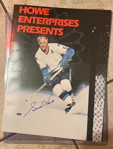 Libretto firmato gordie howe - libretto,