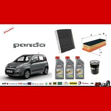 KIT TAGLIANDO FILTRI + 3 LT OLIO CASTROL 10W40 GTX  FIAT PANDA  2012->1200 8V