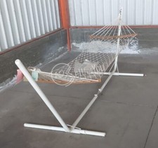 Amaca "La Rete" con struttura di supporto in ferro 320 x 85 cm cod. 0997 arredo