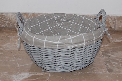 Cestino rotondo vimini - cestino,