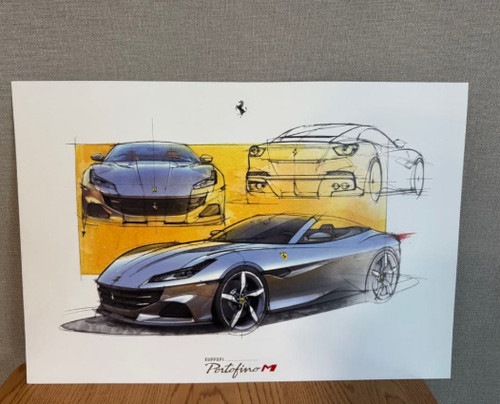 Ferrari portofino disegno - ferrari,