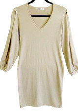 Abito a tubino Gallant Touch scollo a V manica a spacco misto lana S...