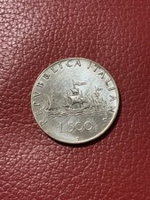 Moneta 500 lire caravelle 1958 Argento