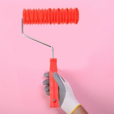  Rullo di gomma strutturato da 2 pezzi per cartongesso Rullo di texture Rullo di