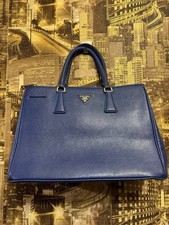 Borsa a mano Prada blu navy