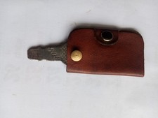 Chiave avviamento fiat topolino A fino al telaio n. 19839 con portachiavi in pel