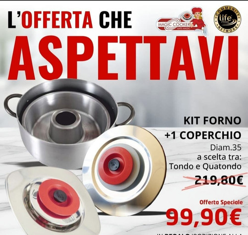 Coperchio kit forno magic - e,