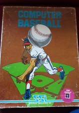 Computer baseball Apple II SSI collection 1981 disk EARLY GAME
