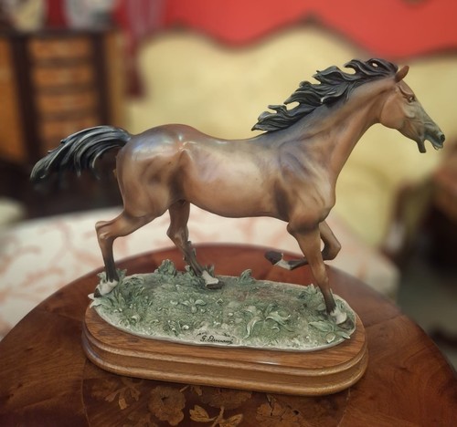 Scultura cavallo galoppo - cavallo,