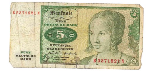 Banconota marchi tedeschi - banconota, 5