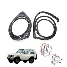 Guarnizione striscia meteo porta posteriore adatta a Toyota Land Cruiser FJ71 FZJ71 GRJ71 HZJ76 VDJ76
