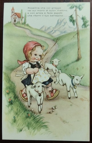 Cartolina illustrata bambini - illustrata,
