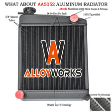 2 Row Radiateur Pour Austin