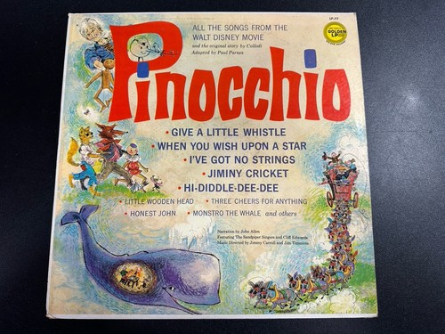 Golden pinocchio vinyl - golden,