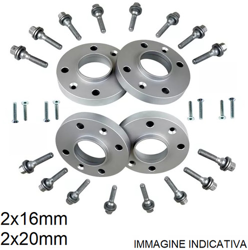Kit distanziali 4x108 - distanziali,