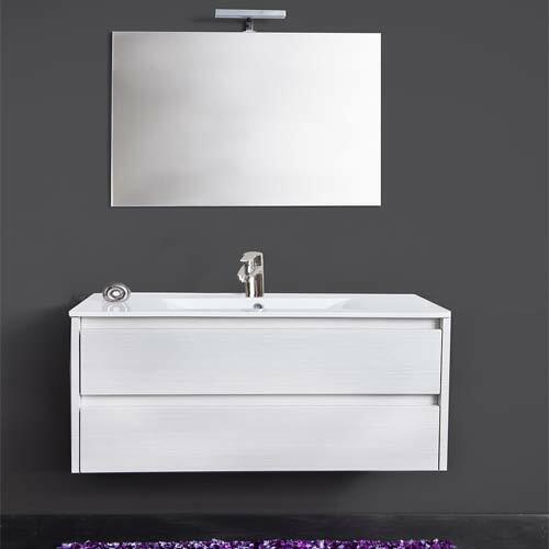 Mobile bagno sospeso bianco