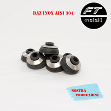 Cappellotto Per Grecate In Gomma ( BAZ ) Con Rondella In Inox Pz 100