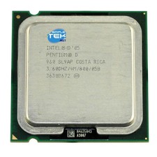 INTEL PENTIUM D 960 PROCESSORE CPU SOCKET LGA 775 3,60GHZ DUAL CORE SL9AP