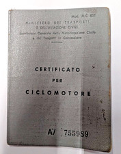 Libretto circolazione Demm 8