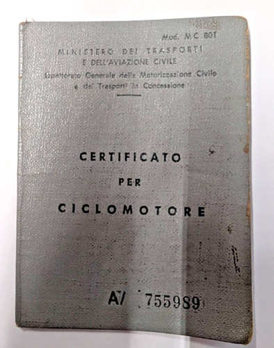 Libretto circolazione demm - circolazione,