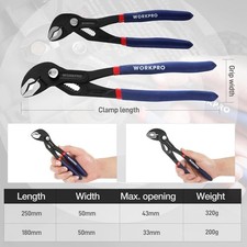 Set di 2 Pinze Idrauliche da