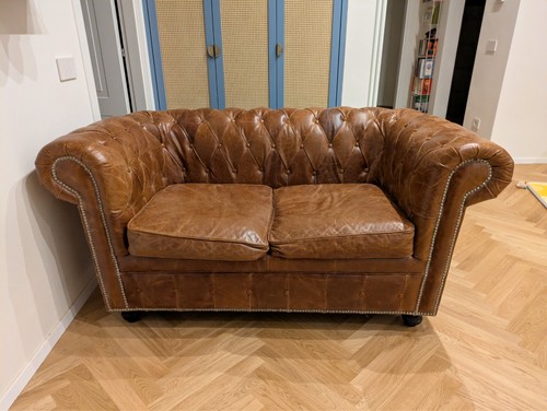 Divano chesterfield due - chesterfield,