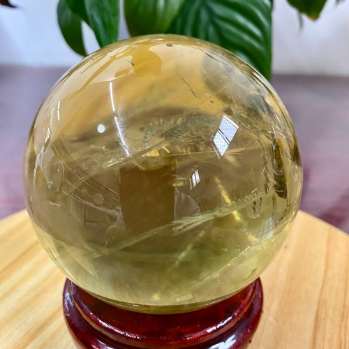 Sfera citrino giallo