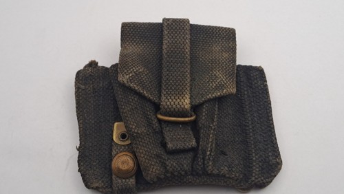 Vintage canvas military belt - canvas,