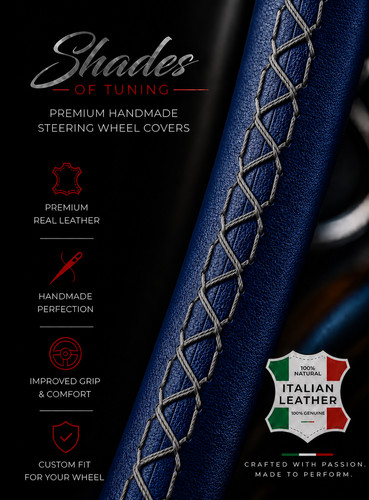 Leather steering wheel - steering, cover