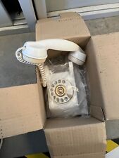 SITEL TELEFONO VINTAGE Lacca lucida bianco a muro antico disco NUOVO INSCATOLATO