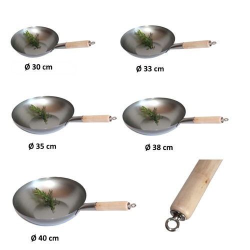 Padella wok 40 cm - Ø, 30-40