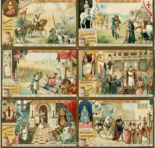 Chromo Liebig Sang. 811 ITA Le Crociate III ANNO 1905