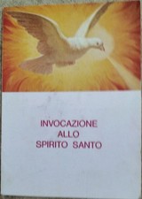 Invocazione Allo Spirito Santo- Cosenza - Pieghevole- P.Giuseppe Perrotta