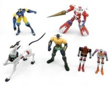 Yujin Kotetsushin Jeeg Pantheroid Gashapon JEEG ROBOT SET X5 FIGURE BALATACK