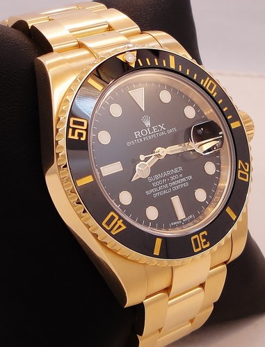Rolex submariner 116618 - ln, 18k