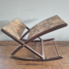 Poggiapiedi vintage a dondolo