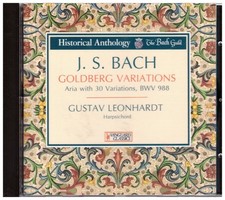Bach - Variazioni Goldberg / Gustav Leonhardt - CD