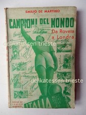 CALCIO CAMPIONI DEL MONDO 1935 Emilio De Martino da Roveta a Londra RARO