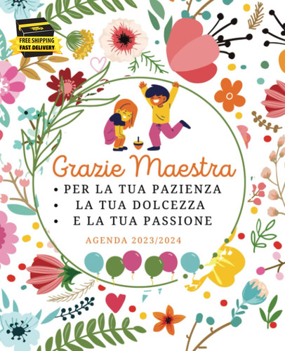 Grazie maestra agenda 2023 - agenda,