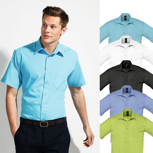Camicia uomo popeline manica