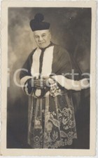 1950 ca CASSOLNOVO (PV) Ritratto del prevosto - Foto cartolina 9x14 cm