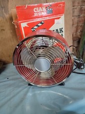 VENTILATORE DA TAVOLO RETRO' VINTAGE COLORE ROSSO METALLO KASANOVA