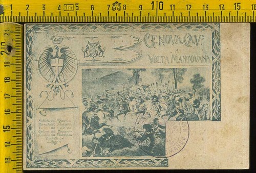 Cartolina militare genova - militare,