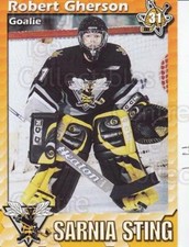 2000-01 Sarnia Sting #9 Robert
