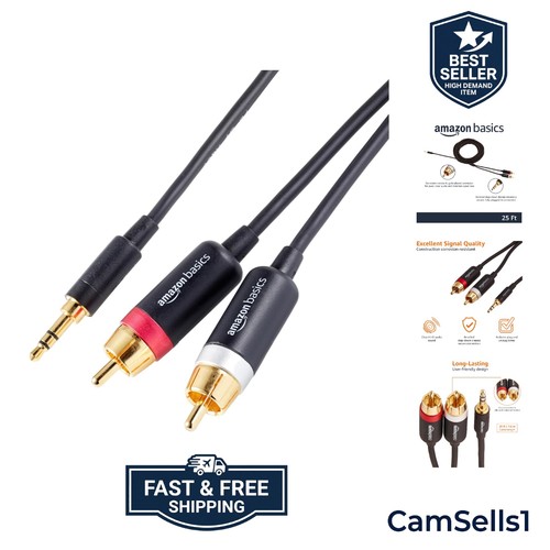 Cavo adattatore rca piedi - rca, 25