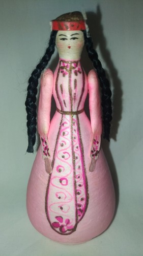 Bambola russa papier mache - bambola,