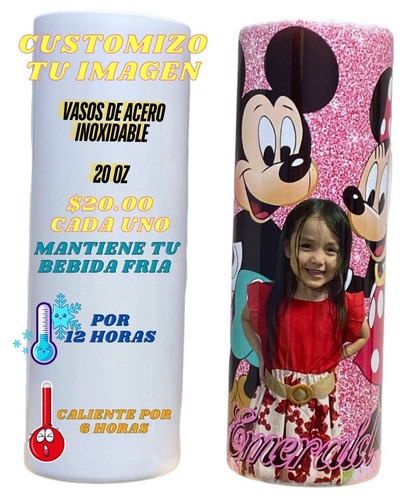 Personalizo vasos acero - vasos,