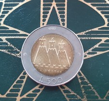 (£)     500 Lire 1987 -