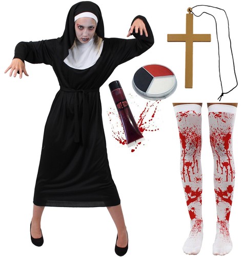 Costume suora zombie - da, adulti