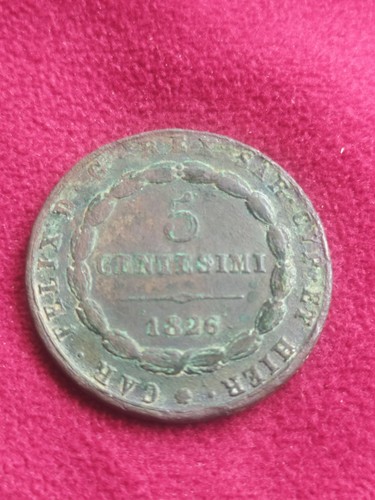 Moneta centesimi 1826 carlo - moneta,
